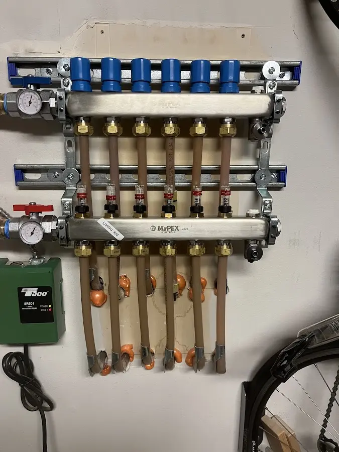 Plumber performing Gas Leak Detection at a residential property in Shiloh